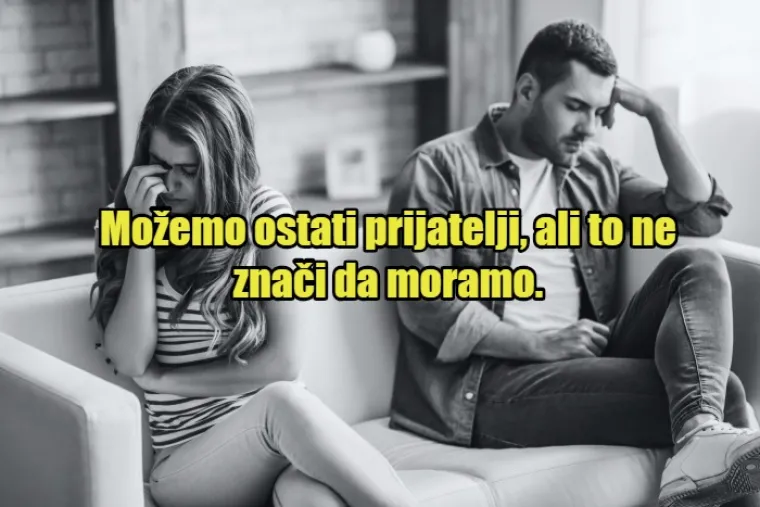 'Možemo ostati prijatelji, ali to ne znači da moramo': TOP 20 najgorih izlika za prekid veze