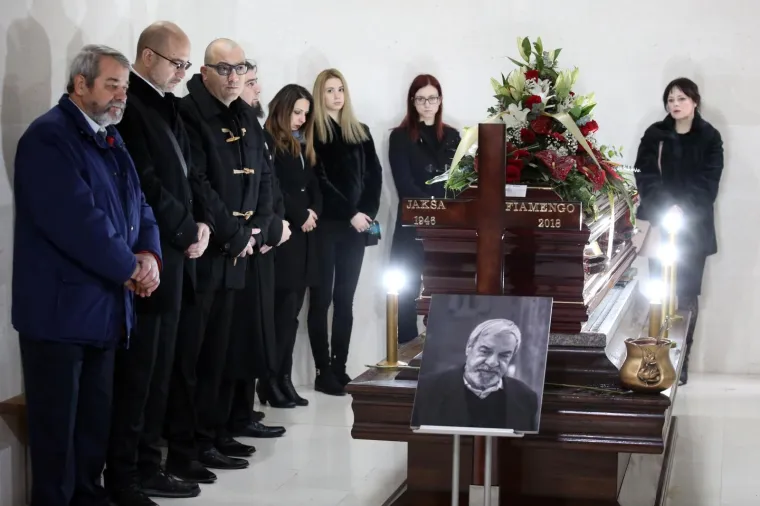 Tuga i suze na posljednjem ispraćaju Jak&scaron;e Fiamenga