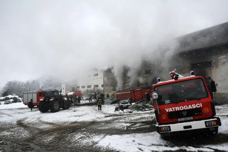 Požar na imanju Željka Mavrovića