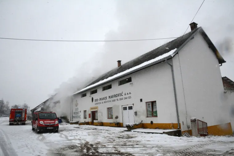 Požar na imanju Željka Mavrovića