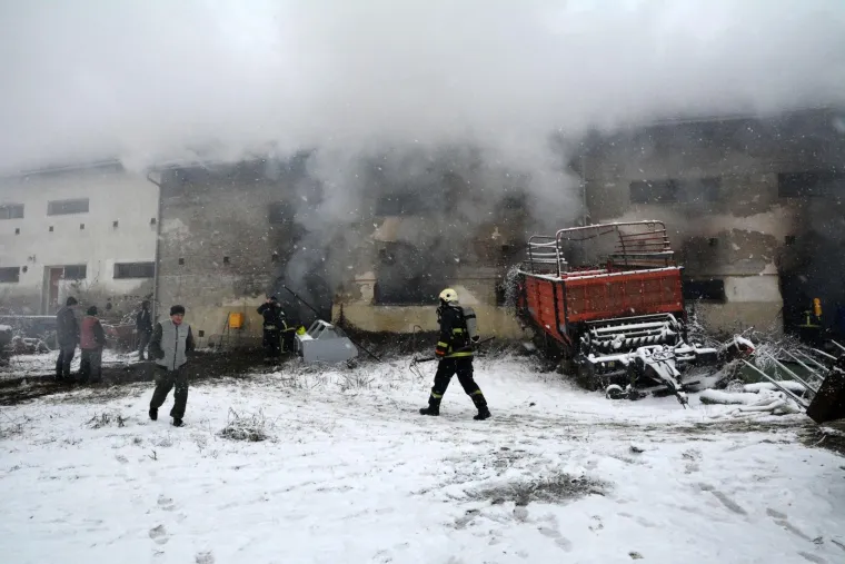 Požar na imanju Željka Mavrovića
