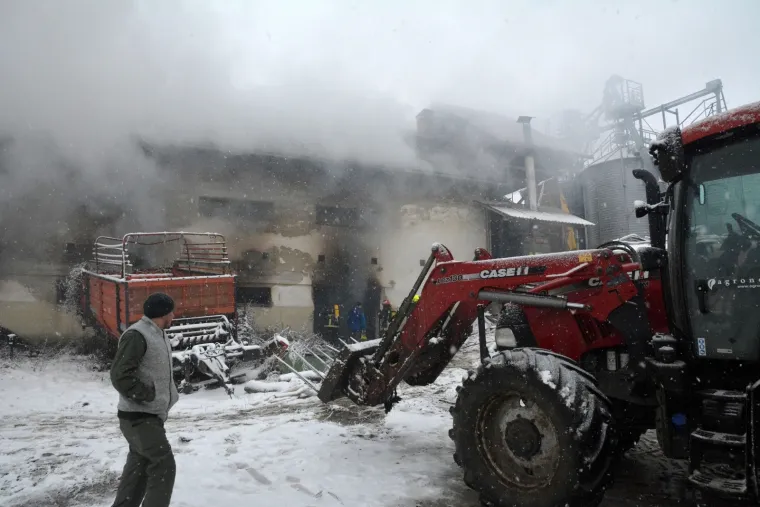 Požar na imanju Željka Mavrovića