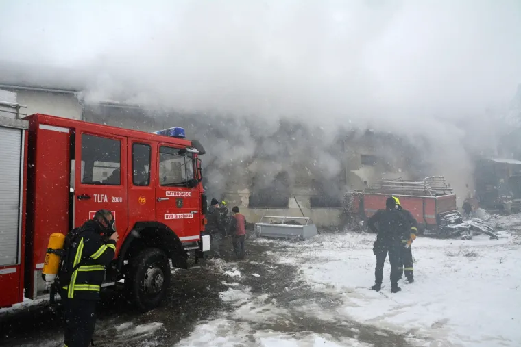 Požar na imanju Željka Mavrovića
