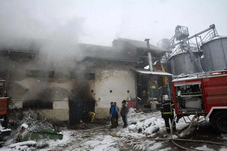 Požar na imanju Željka Mavrovića