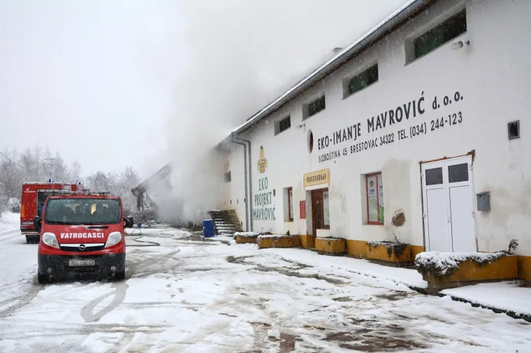 Požar na imanju Željka Mavrovića