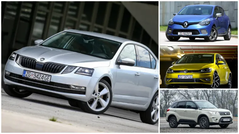 &Scaron;to Hrvati najvi&scaron;e voze? 10 najprodavanijih modela automobila u Hrvatskoj 2018.