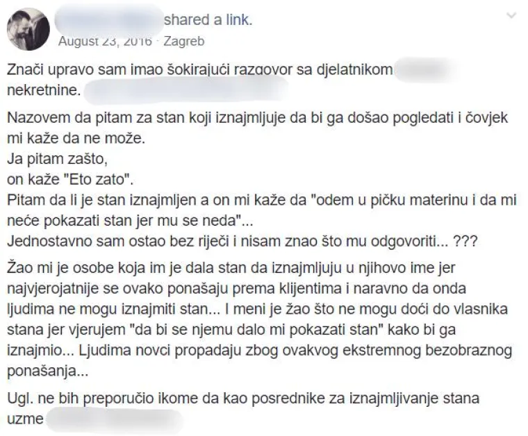 Štakori, izbacivanje, prijetnje: TOP 12 horor priča o najmodavcima u Hrvatskoj