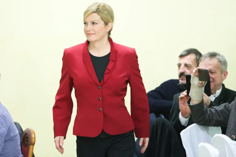 Krapina: Predsjednica RH prisustvovala skup&scaron;tini Županijske udruge uzgajivača konja  13.1.2019., Krapina - Predsjednica Republike Hrvatske Kolinda Grabar-Kitarovic nazocila je 15. godisnjoj skupstini Zupanijske udruge uzgajivaca konja Krapina. 
Photo: Filip Kos/PIXSELL