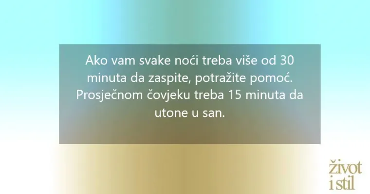 9 znakova koji mogu upućivati na poremećaj spavanja