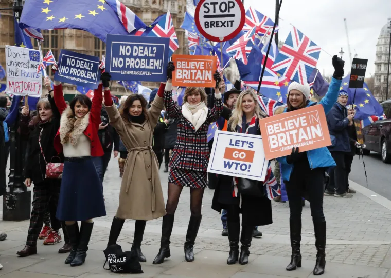 Dok May uvjerava zastupnike u Brexit, na ulice Londona iza&scaron;lo stotine prosvjednika