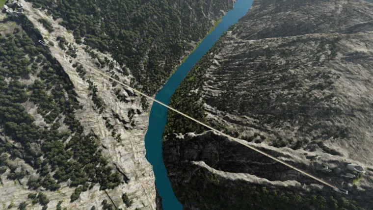 Dalmacija će dobiti jedan od najvećih visećih pje&scaron;ačkih mostova na svijetu, pogledajte kako će izgledati