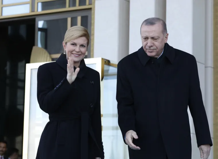 Predsjednica nakon sastanka s Erdoganom: 'Hrvatska će nastaviti podržavati turski put u Uniju'