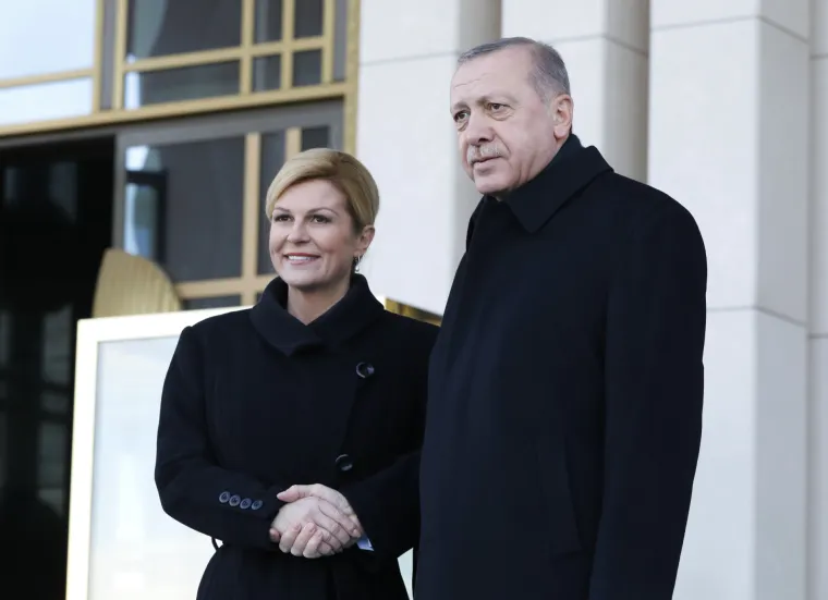Predsjednica nakon sastanka s Erdoganom: 'Hrvatska će nastaviti podržavati turski put u Uniju'