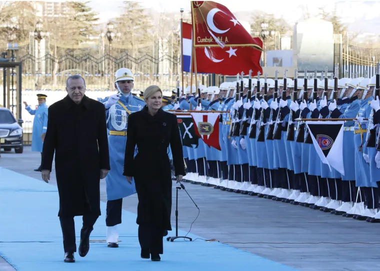 Predsjednica nakon sastanka s Erdoganom: 'Hrvatska će nastaviti podržavati turski put u Uniju'