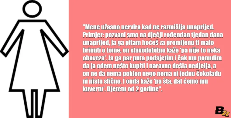 &Scaron;to žene nesnosno iritira kod mu&scaron;kih i OBRNUTO - poku&scaron;ali smo prikazati kroz 20 sličica