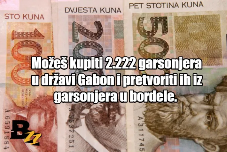 Plati nam i napi&scaron;emo članak o tebi: TOP 20 bizarluka kojih može&scaron; napraviti s milijun eura