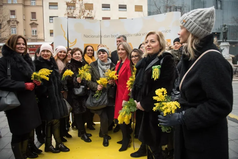 Obilježavanje 12. Dana mimoza i Nacionalnog dana borbe protiv raka vrata maternice