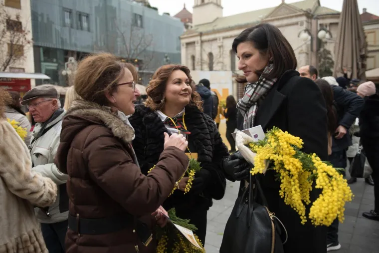 Obilježavanje 12. Dana mimoza i Nacionalnog dana borbe protiv raka vrata maternice
