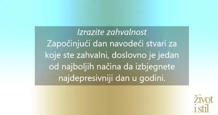 Danas je najdepresivniji dan u godini - evo kako preživjeti 'Blue Monday'
