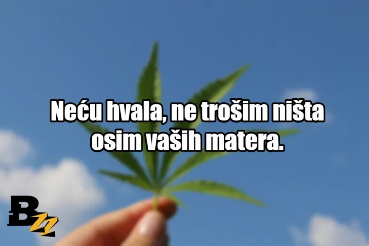 'Tvoja mama mi je rekla da ne smijem': TOP 20 najboljih načina za reći NE drogama