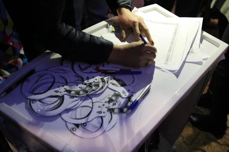 Banja Luka: Performansom kolektivnog hap&scaron;enja ukazano na veliki problem