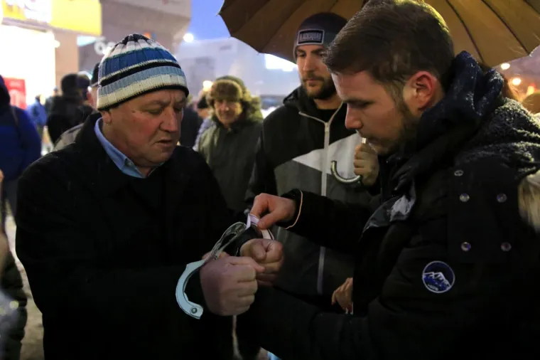 Banja Luka: Performansom kolektivnog hap&scaron;enja ukazano na veliki problem