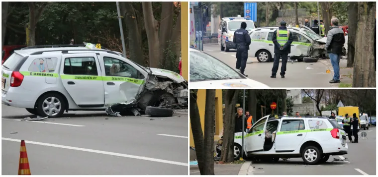 Te&scaron;ka nesreća: Taksijem pregazio dvije žene pa se zabio u zid