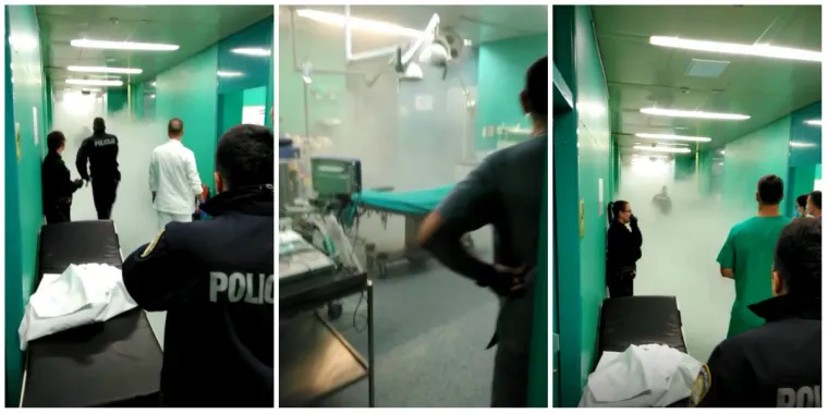 Nevjerojatni prizori iz KB Dubrava: Vatrogasnim aparatom demolirao ambulantu i napao osoblje