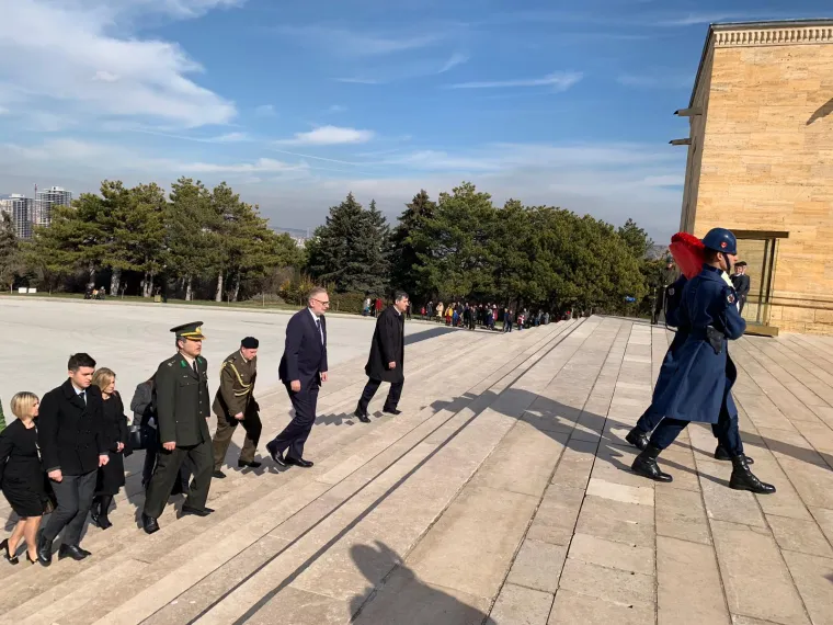 Ministar Božinović stigao u Ankaru: Nakon polaganja vijenca slijedi susret s turskim kolegom