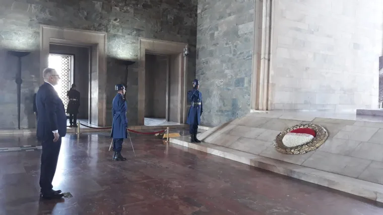 Ministar Božinović stigao u Ankaru: Nakon polaganja vijenca slijedi susret s turskim kolegom