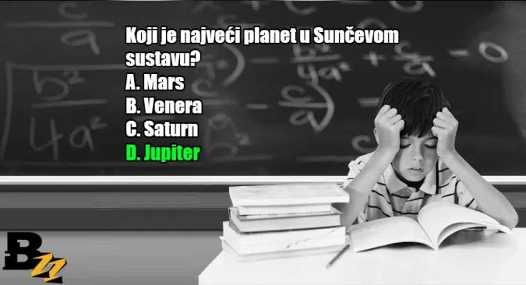 Koliko se dobro sjećate? KVIZ od 15 pitanja iz gradiva osnovne i srednje škole