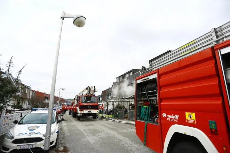 Veliki požar u Zagrebu: Pogledajte intervenciju vatrogasaca