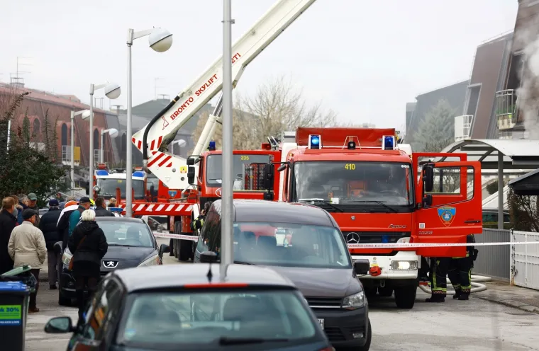 Veliki požar u Zagrebu: Pogledajte intervenciju vatrogasaca