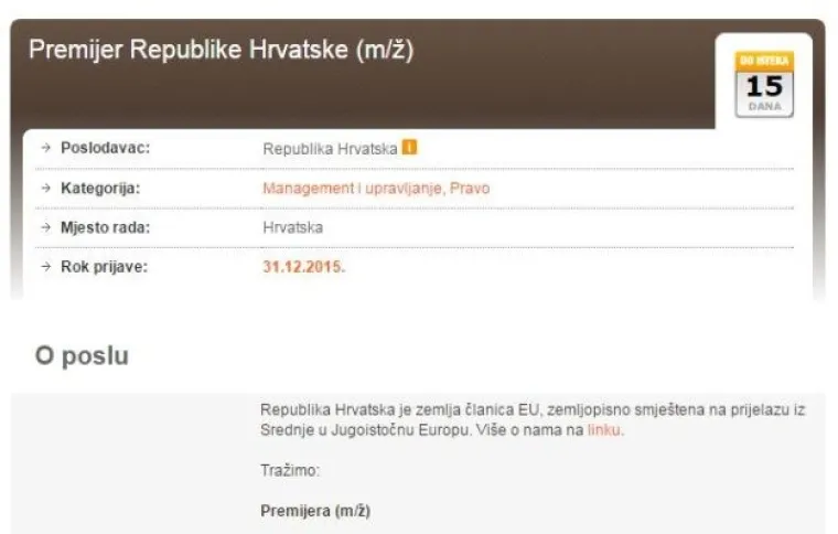 Spermačice, stra&scaron;itelji i ginekolozi elektrotehničari: 15 najčudnijih oglasa za posao u Hrvatskoj i &scaron;ire