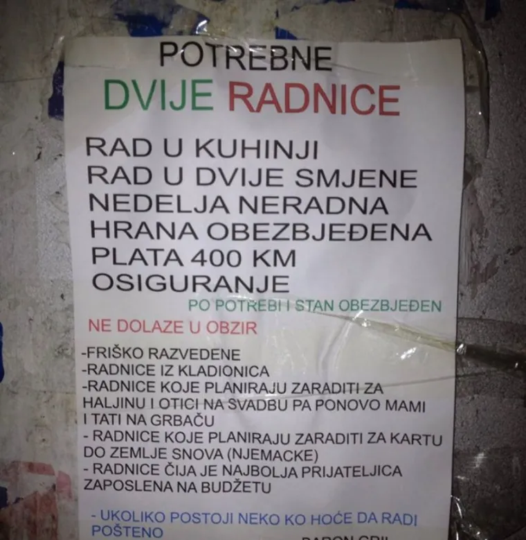 Spermačice, stra&scaron;itelji i ginekolozi elektrotehničari: 15 najčudnijih oglasa za posao u Hrvatskoj i &scaron;ire