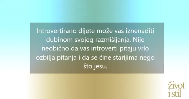 Tihi izvana, a glasni iznutra: ovo su znakovi da je va&scaron;e dijete introvert