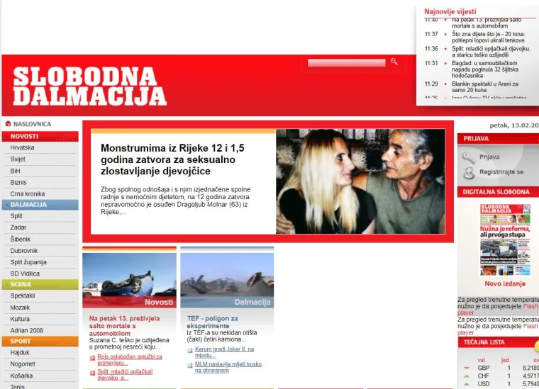 Sjećate li ih se? Ovako su izgledale najposjećenije stranice u Hrvatskoj prije 10 godina