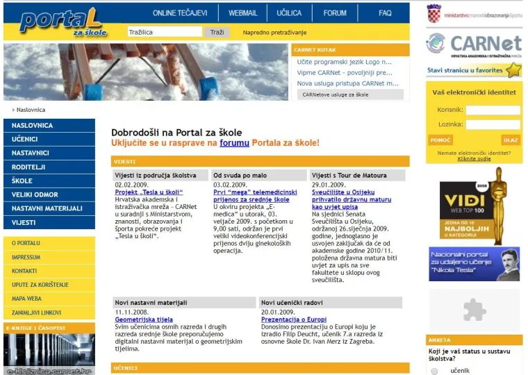 Sjećate li ih se? Ovako su izgledale najposjećenije stranice u Hrvatskoj prije 10 godina