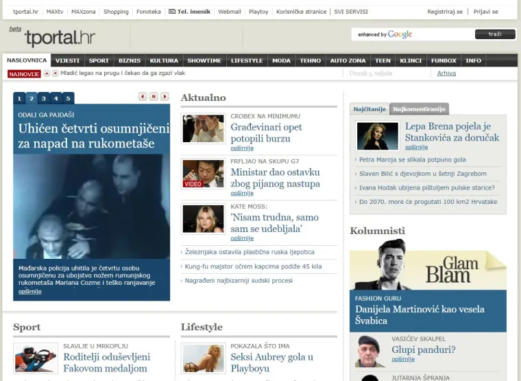 Sjećate li ih se? Ovako su izgledale najposjećenije stranice u Hrvatskoj prije 10 godina