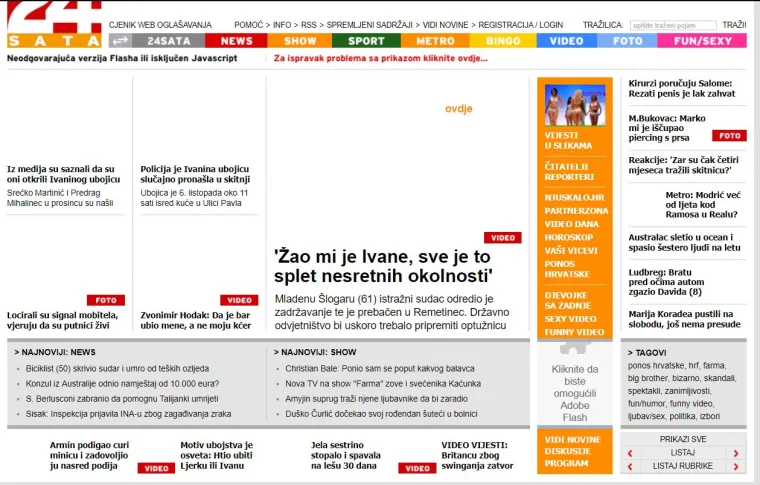 Sjećate li ih se? Ovako su izgledale najposjećenije stranice u Hrvatskoj prije 10 godina