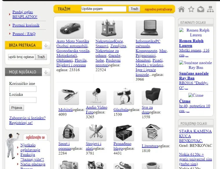 Sjećate li ih se? Ovako su izgledale najposjećenije stranice u Hrvatskoj prije 10 godina