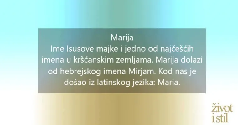 10 popularnih biblijskih imena za djecu i njihova značenja
