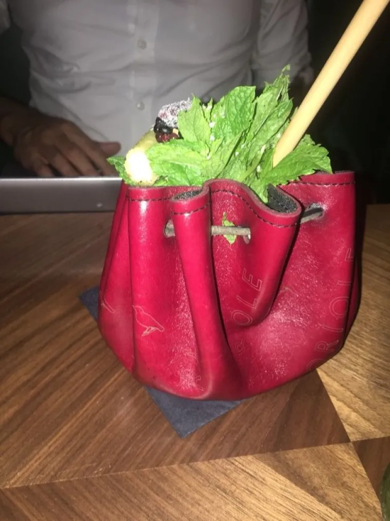 ili mojito u kožnatoj vrećici