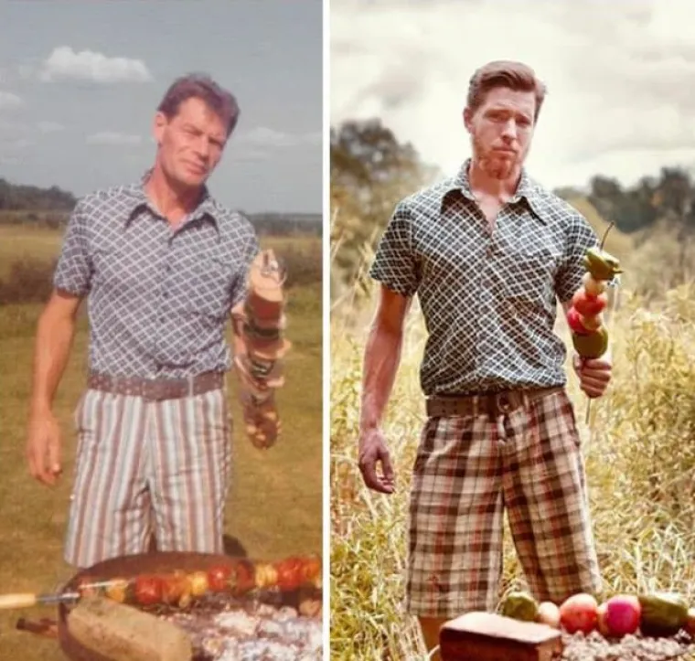 22 ljudi je poku&scaron;alo kopirati slike svojih baka i djedova sa zadivljujućim rezultatima