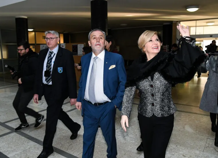 Milan Bandić primio predsjednicu Kolindu Grabar-Kitarović u Gradskoj upravi