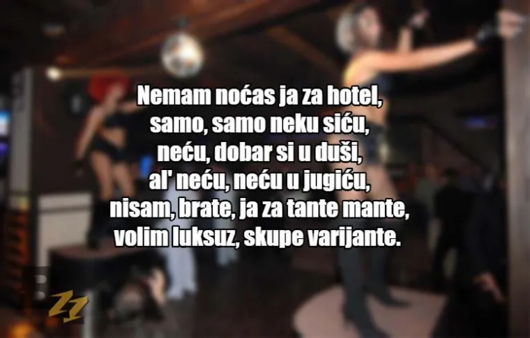 'Oti&scaron;o si, sarmu probo nisi': 30 najbesmislenijih i najsmje&scaron;nijih stihova u turbofolku