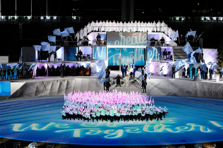 Legendarni Vučko bio je najveća zvijezda na otvorenju Europskog olimpijskog festivala za mlade