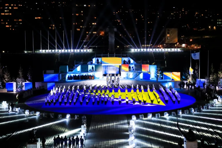 Legendarni Vučko bio je najveća zvijezda na otvorenju Europskog olimpijskog festivala za mlade