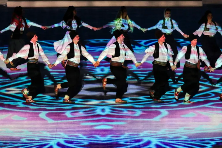 Legendarni Vučko bio je najveća zvijezda na otvorenju Europskog olimpijskog festivala za mlade