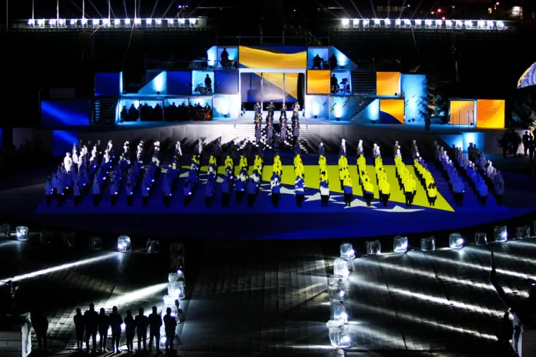 Legendarni Vučko bio je najveća zvijezda na otvorenju Europskog olimpijskog festivala za mlade